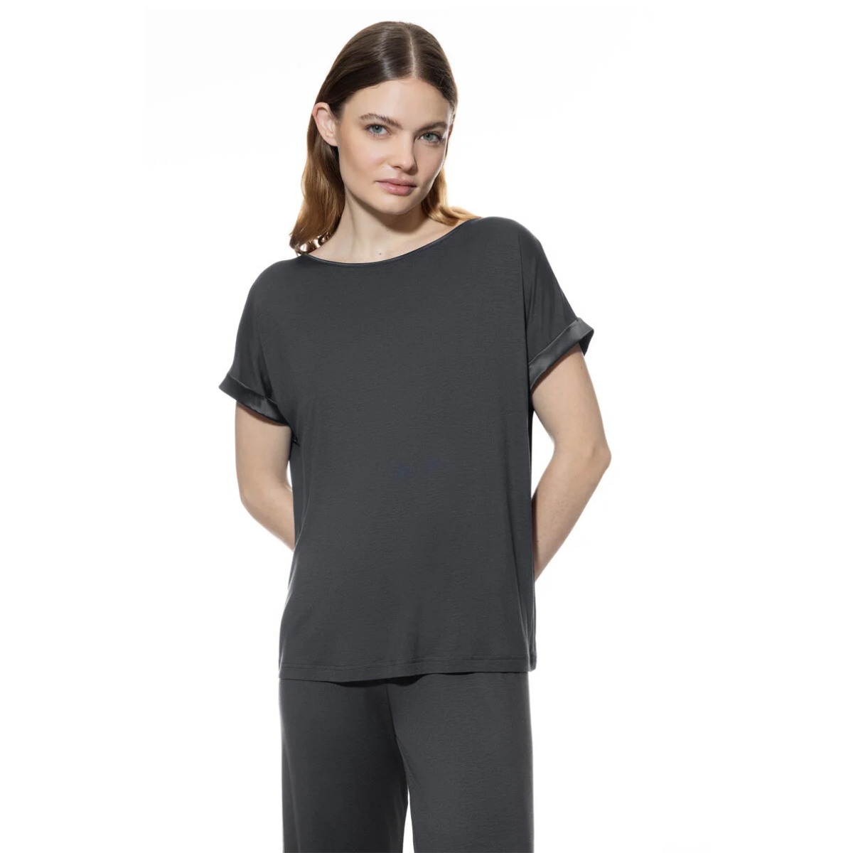 Mey Pure Chic t-shirt, grå - 1210016 - 515 - Thunder Grey
