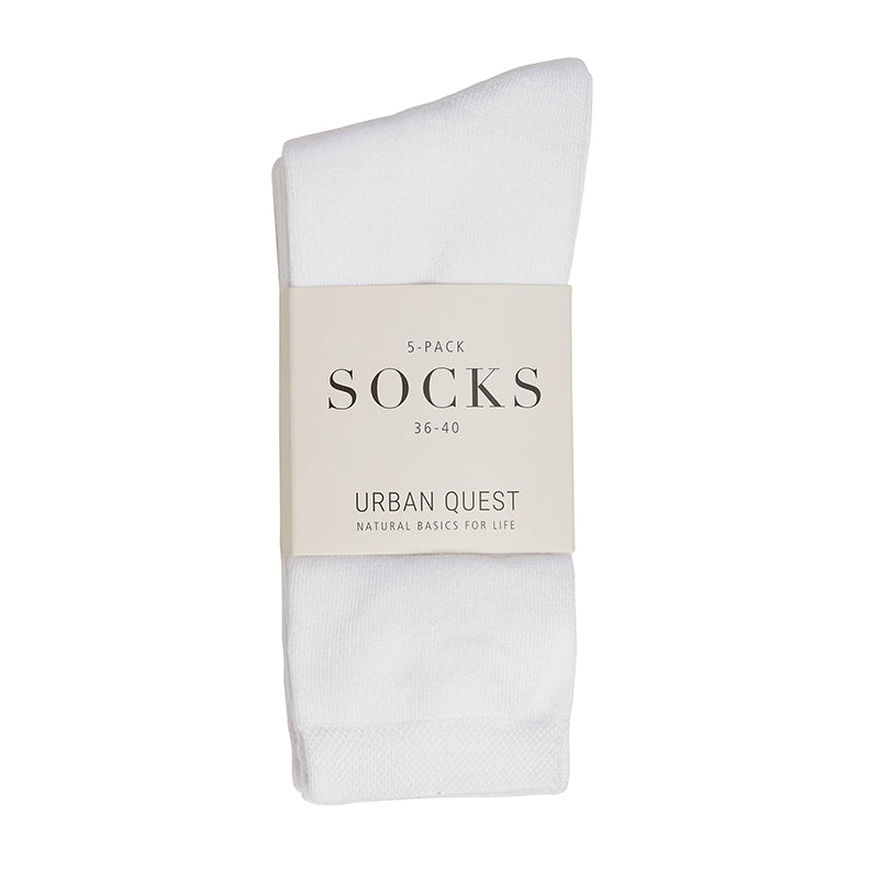 Urban Quest 5-Pack Women Bamboo - White - 1210-1000