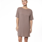 Mey Pure Chic t-shirt, brun - 1230065 - 1279 - Milk'n Coffee