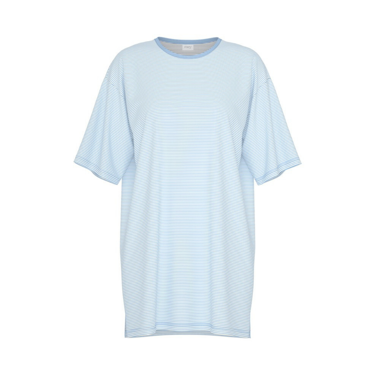 Mey Simple Stripes t-shirt, lyseblå - 1230132 - 1113 - Alice Blue