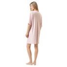 Mey Simple Stripes t-shirt, lyserød - 1230132 - 1114 - Bridal Rose