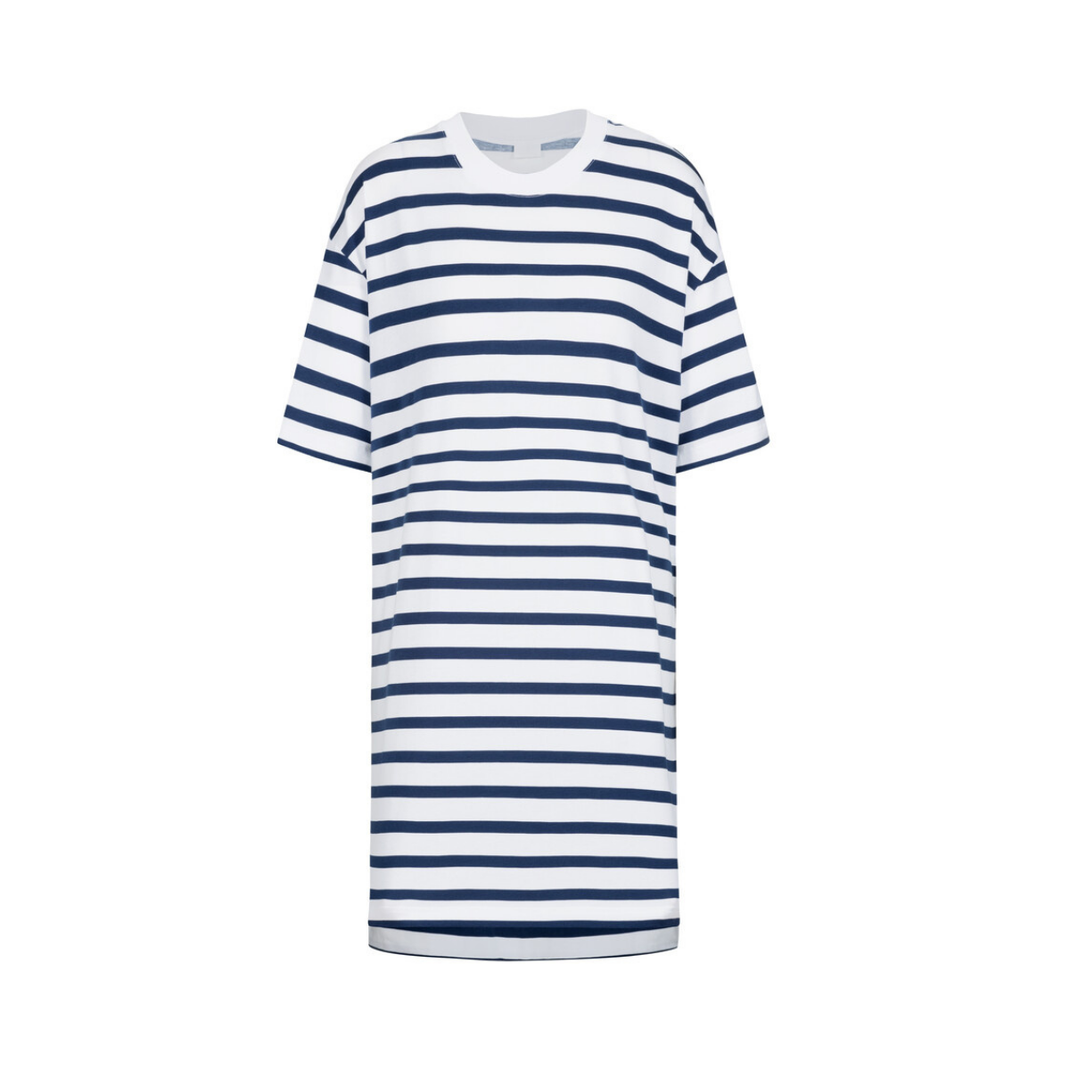 Mey Breezy Stripes t-shirt, hvid - 1230136 - 1768 - Blue Zodiac