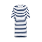 Mey Breezy Stripes t-shirt, hvid - 1230136 - 1768 - Blue Zodiac