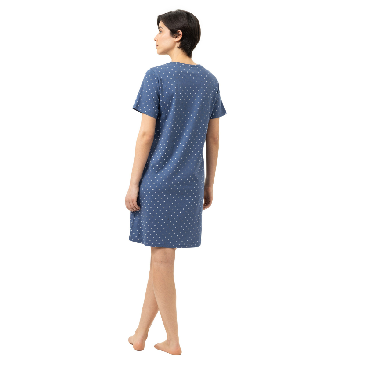 Mey Polka Dreams t-shirt, blå - 1230176 - 1820 - Midnight Dust