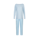 Mey Simple Stripes pyjamas, lyseblå - 1240113 - 1113 - Alice Blue