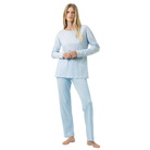 Mey Simple Stripes pyjamas, lyseblå - 1240113 - 1113 - Alice Blue