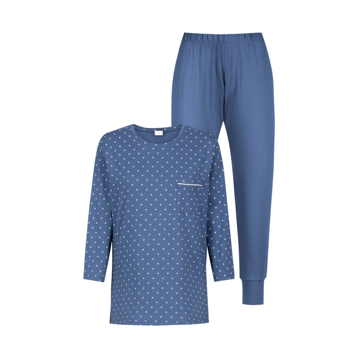 Mey Polka Dreams pyjamas, blå - 1240143 - 1820 - Midnight Dust