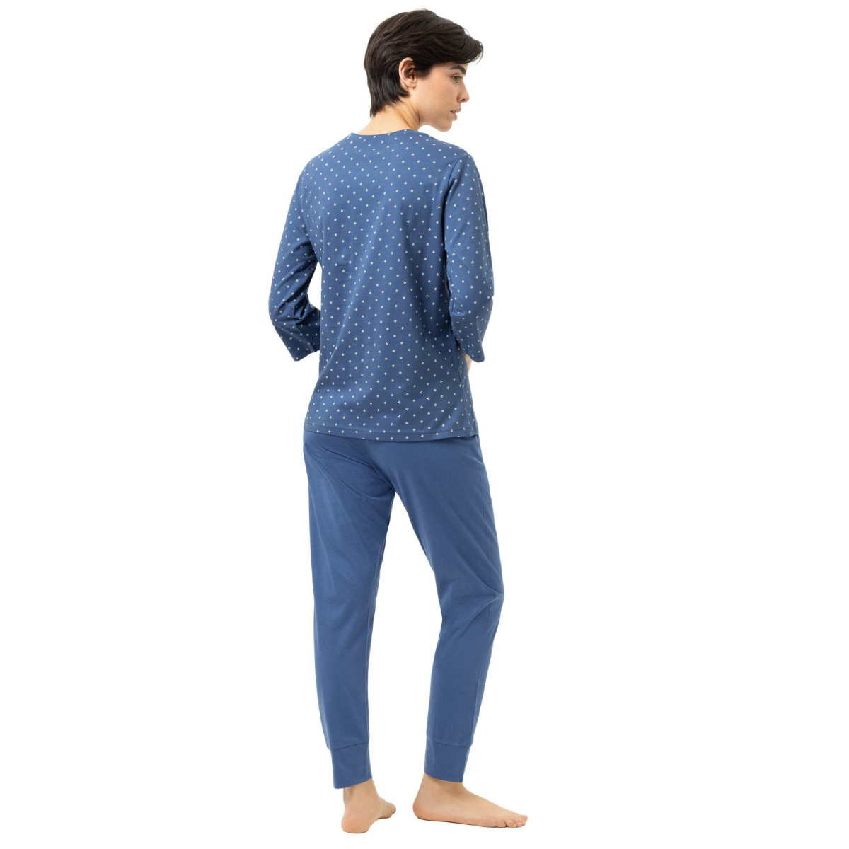Mey Polka Dreams pyjamas, blå - 1240143 - 1820 - Midnight Dust