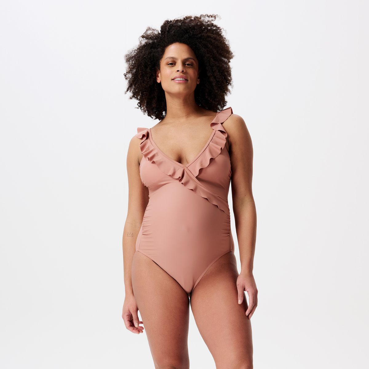 Noppies Sima graviditetsbadedragt, rosa - 30N4311 - N143 - Burlwood