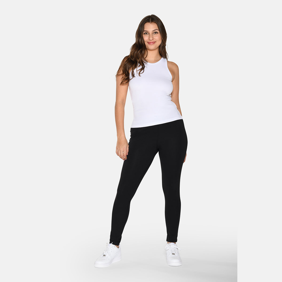 Urban Quest Bamboo Rib Tank - White - 15070-WHITE