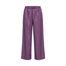 Calvin Klein natbukser, lilla - LV00QS7597 - 4I7 - Bespoke Stripe+Dark Purple