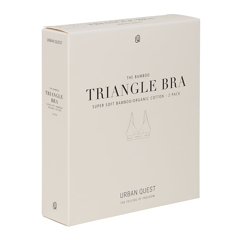 Urban Quest 2-Pack Bamboo Triangle - White - 1140-1000