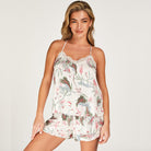 Hunkemöller Cami woven cheetah jungle - Snow White - 202315-SNOW WHITE
