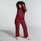 Hunkemöller Flannel Twill Check - Red Dahlia - 206652-Red Dahlia