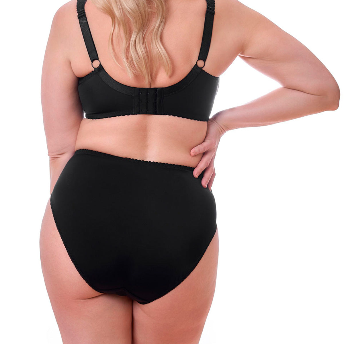 Plaisir Beate Blossom midi trusse, sort - 2067 - 38 - Blossom