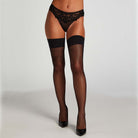 Hunkemöller Bow Backseam - Caviar - 206837-Caviar