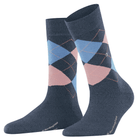 Burlington Marylebone ankelstrømper, blå - 22073 - 6688 - Dark Blue Mel.