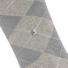 Burlington Marylebone Glitter ankelstrømper, grå - 22182 - 3771 - Light Grey