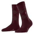 Burlington Marylebone Glitter ankelstrømper, rød - 22182 - 8435 - Claret