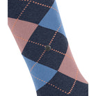 Burlington Marylebone knæstrømper, blå - 22373 - 6688 - Dark Blue Mel.