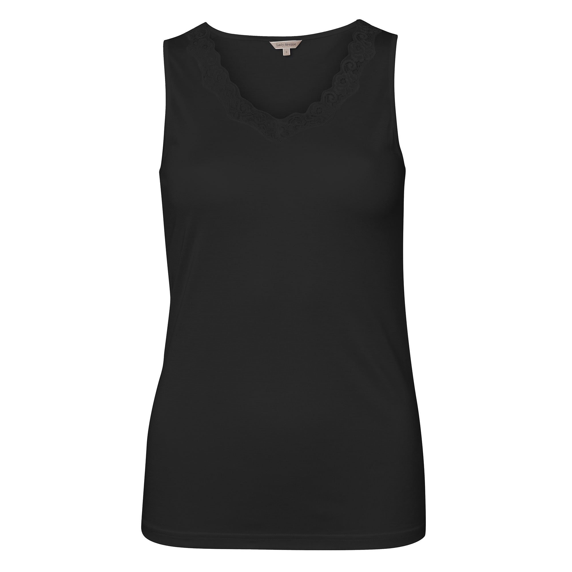 Lady Avenue Silk Jersey - Black - 23-10423-02