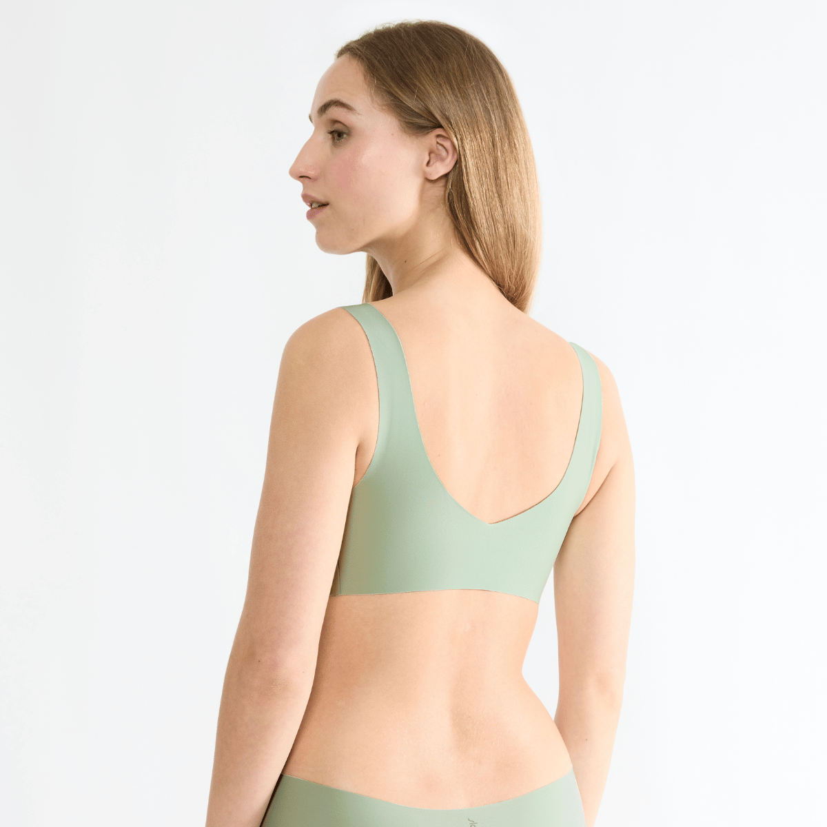 Sloggi Zero Feel 2.0 bralette top, grøn - 10217728 - 7396 - Maroccan Mint