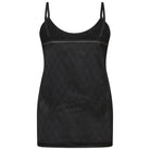 Hype The Detail Satin Short Set - Black - 3-800-40-9