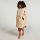Hunkemöller Fluffy Fleece Hood  - Oatmeal - 300621-Oatmeal
