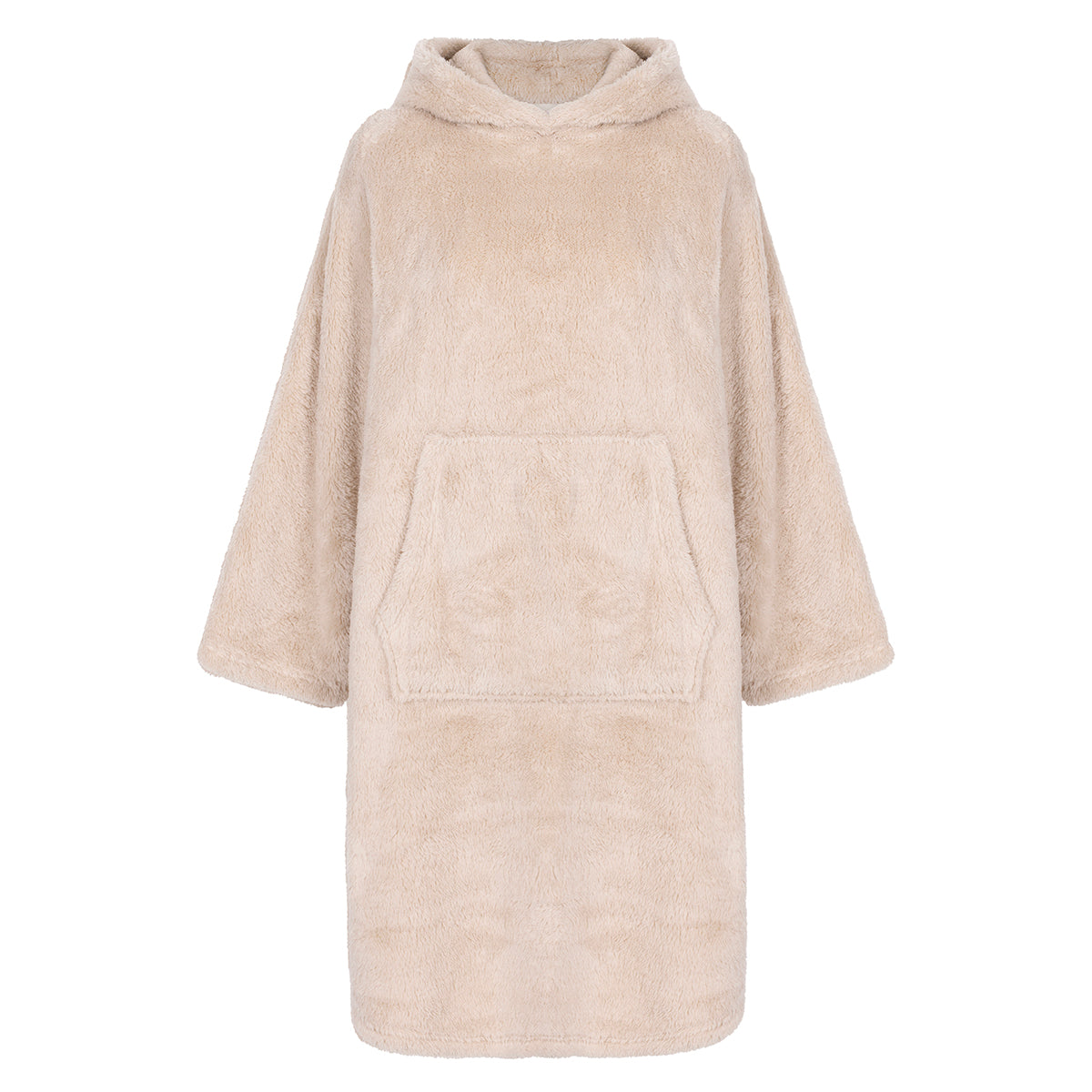 Hunkemöller Fluffy Fleece Hood  - Oatmeal - 300621-Oatmeal