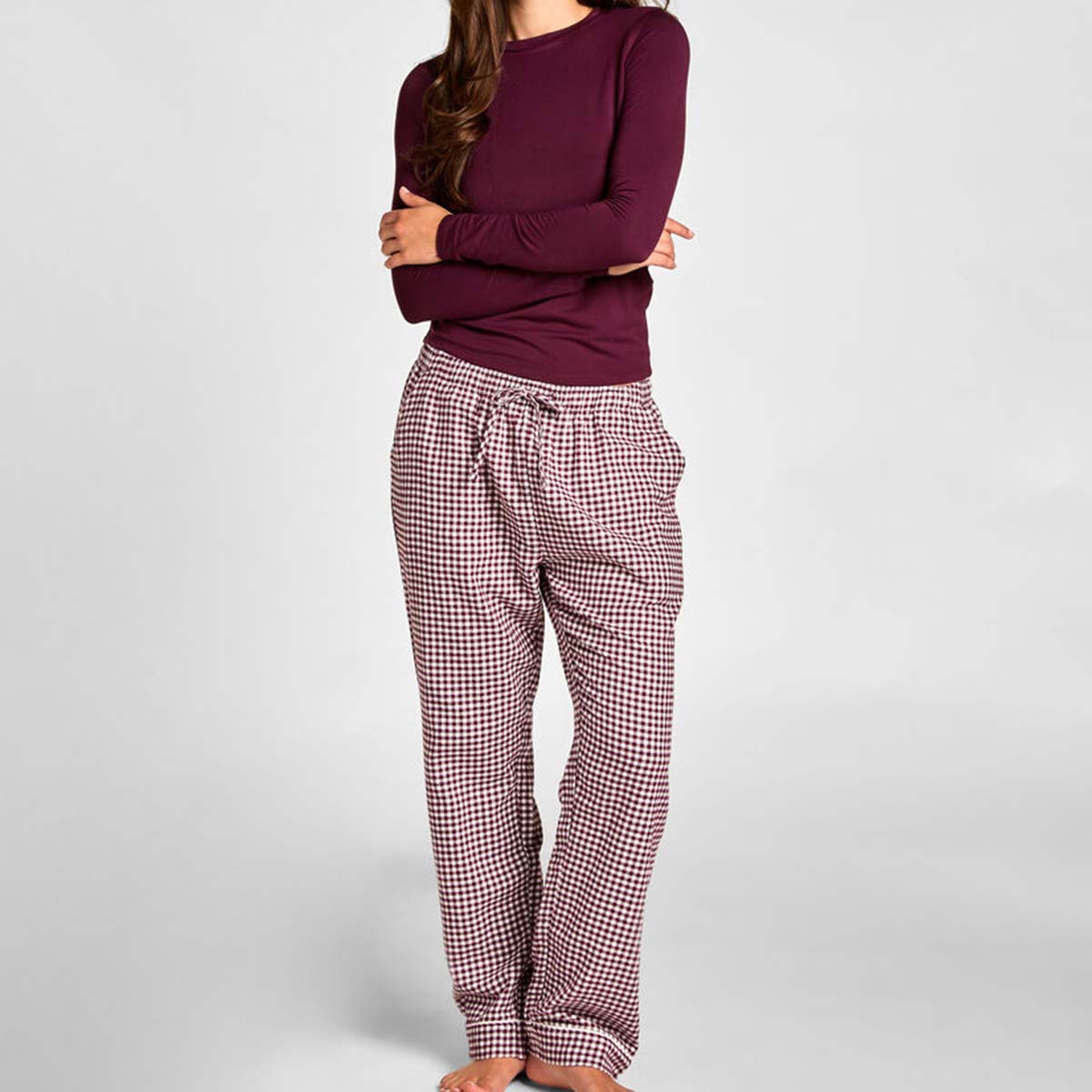 Hunkemöller pyjamas, rød - 306230 - Fig - Fig
