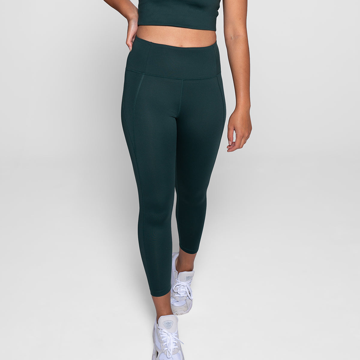 Girlfriend Collective Compressive high rise 7/8 - Moss - 4008-MOSS