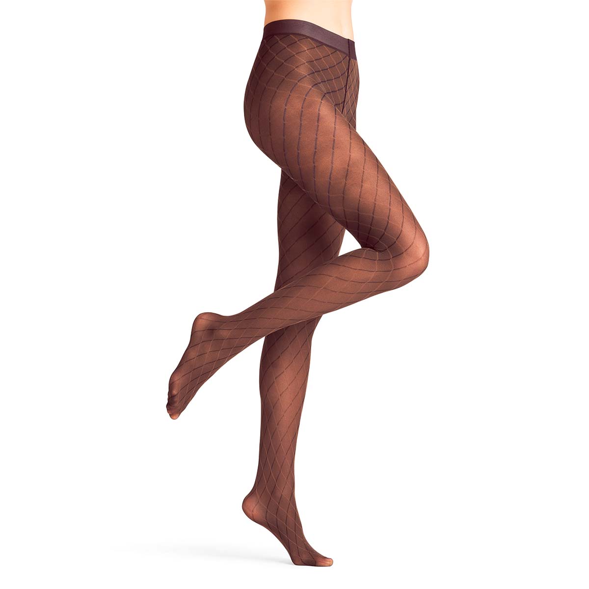 Falke Intrigue strømpebukser, rød - 42350 - 8596 - Barolo