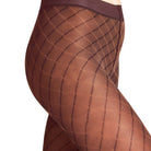 Falke Intrigue strømpebukser, rød - 42350 - 8596 - Barolo