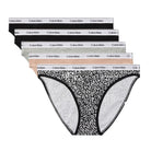 Calvin Klein Icon Logo 5-pak tai trusse, multi - 000QD5208E - 3CC - Black/black/cedar/grey heather/ink