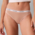 Calvin Klein Icon Logo 5-pak tai trusse, multi - 000QD5208E - 3CC - Black/black/cedar/grey heather/ink