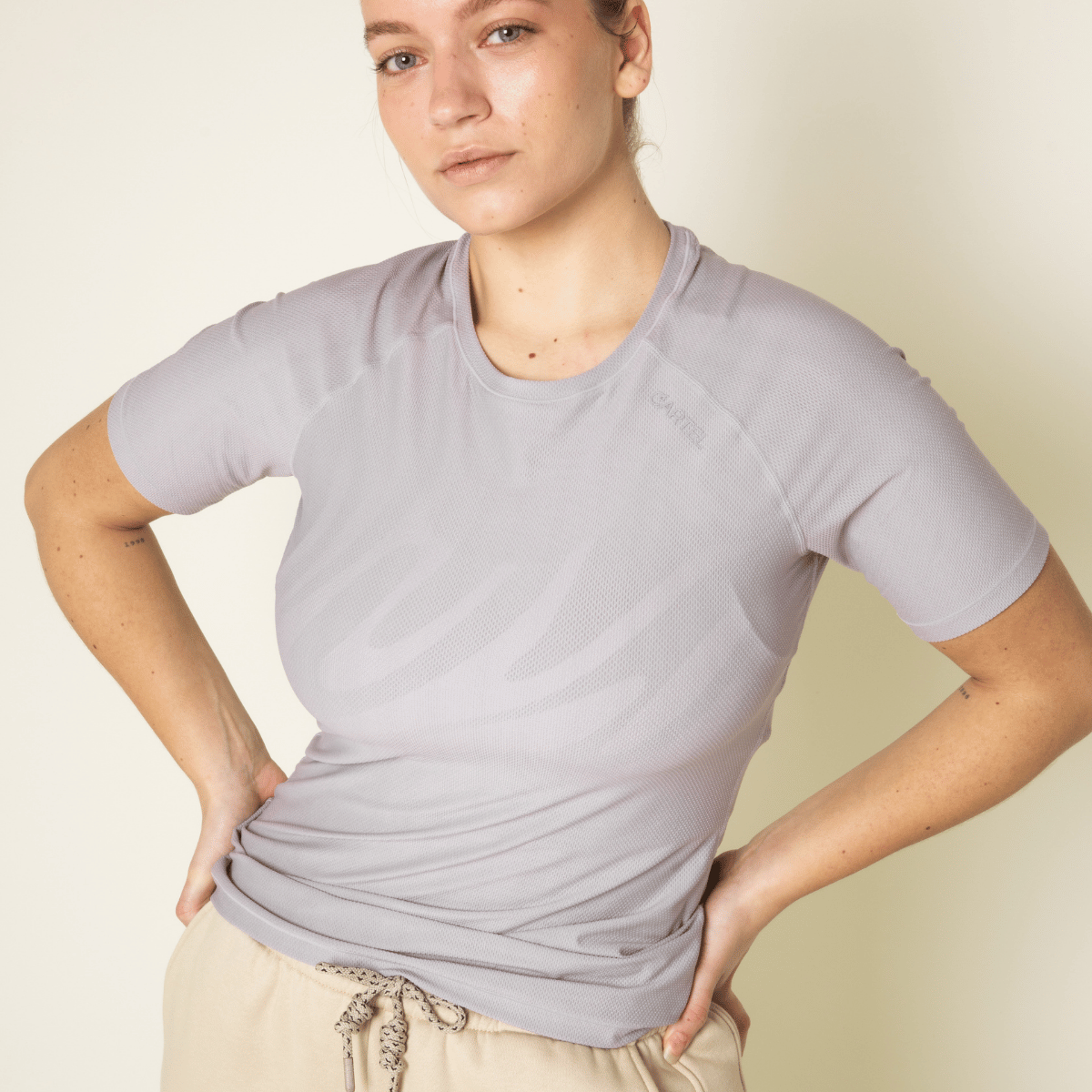 Copenhagen Cartel Pace Performance t-shirt, grå - 164403 - OYSTER - Oyster