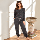 Lady Avenue Bamboo pyjamas, grå - 66715 - 2400 - Grey