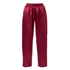 Lady Avenue Satin pyjamas, rød - 66756 - 4800 - Winewood