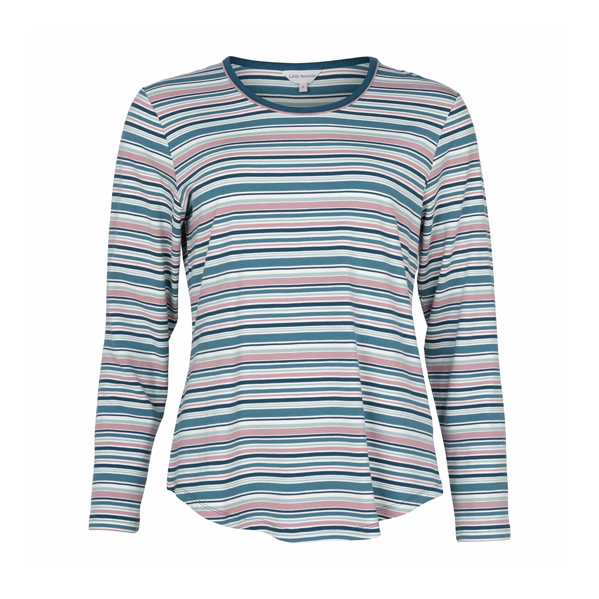 Lady Avenue Bamboo - Petrol Stripe - 75-1282-1015