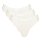 Sloggi Go Casual 3-Pack tai trusse, hvid - 10217793 - 00GZ - Silk White