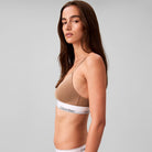Calvin Klein Icon trekant BH, brun - LV00QF8498 - QPS - Soft Mocha