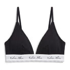 Calvin Klein New Signature Logo trekant BH, sort - LV00QF9068 - UB1 - Black
