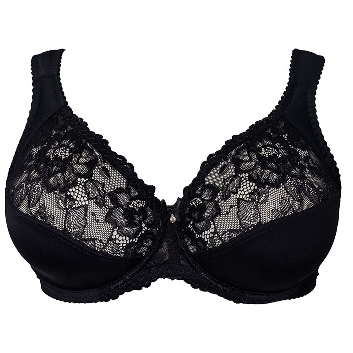 Plaisir Annette BH med bøjle, sort - 3344 - 1 - Black