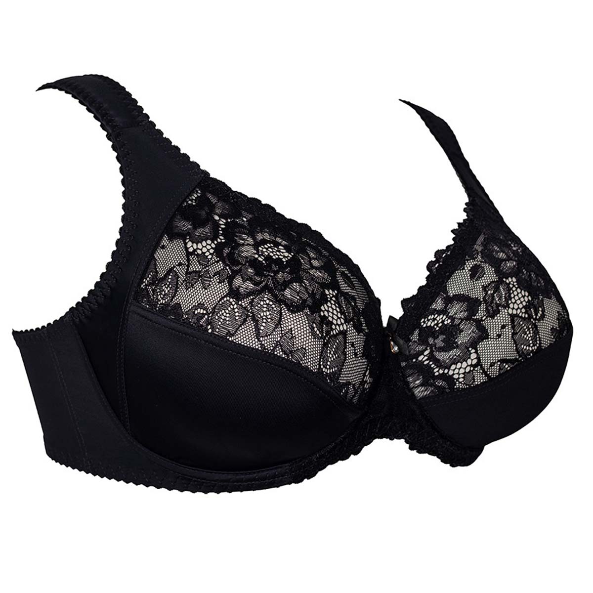 Plaisir Annette BH med bøjle, sort - 3344 - 1 - Black