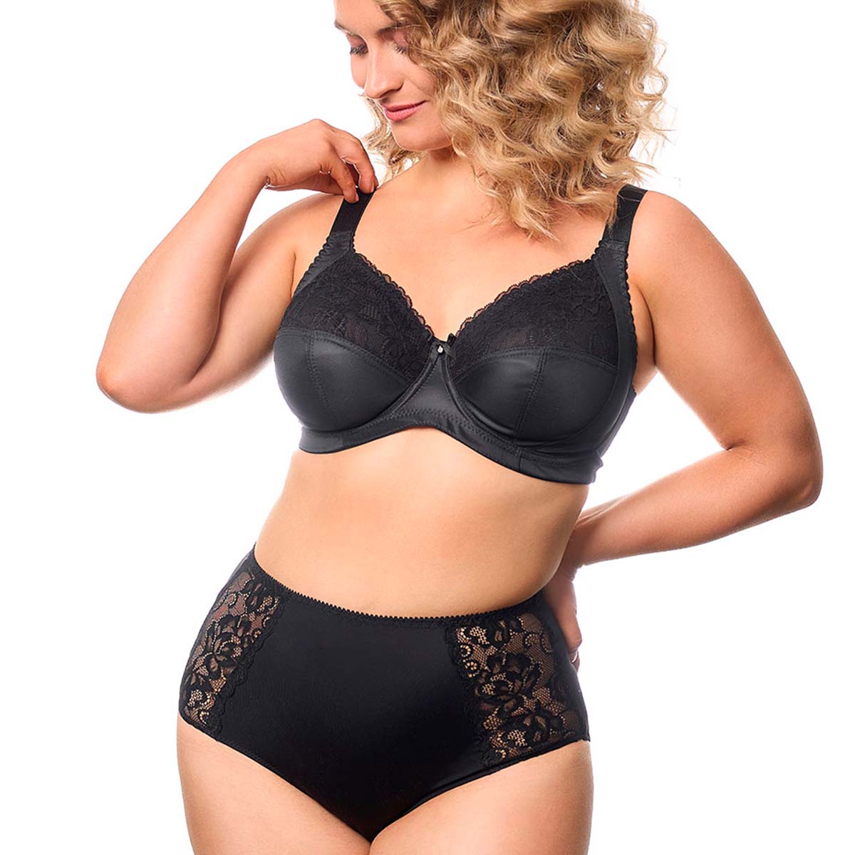 Plaisir Maria BH med bøjle, sort - 60025 - 1 - Black