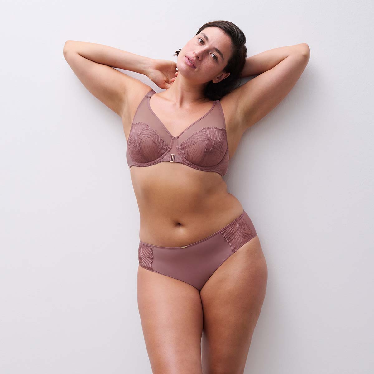 Chantelle Legend BH med bøjle, rosa - C15YMU - 0R4 - Rose Des Bois