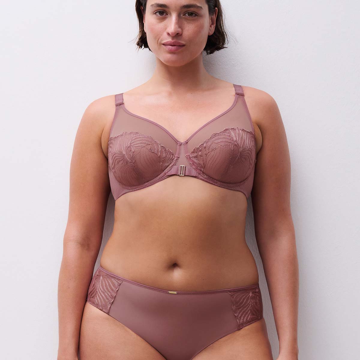 Chantelle Legend BH med bøjle, rosa - C15YMU - 0R4 - Rose Des Bois