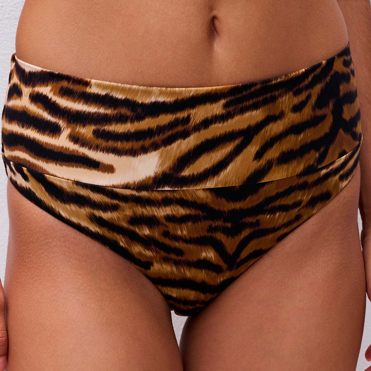 Chantelle Vita maxi bikinitrusse, brun - C1A7C5 - C86 - Tiger