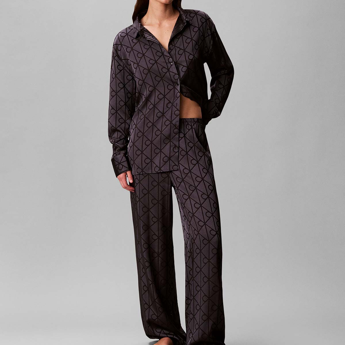 Calvin Klein pyjamas, sort - lv00qs7729 - ZN1 - Black
