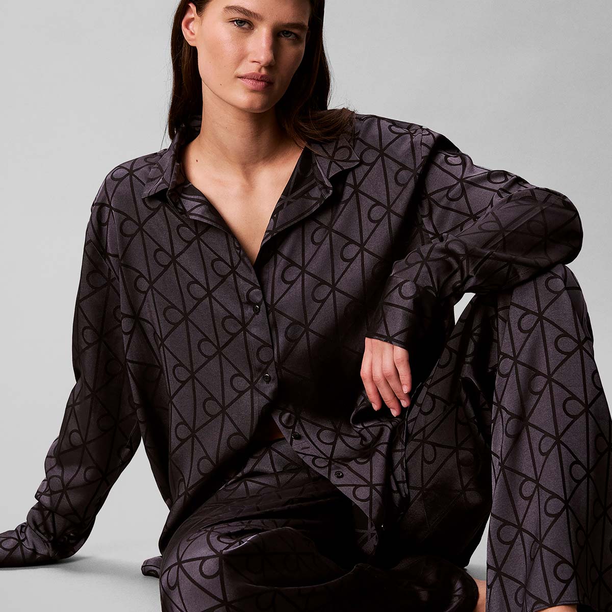 Calvin Klein pyjamas, sort - lv00qs7729 - ZN1 - Black